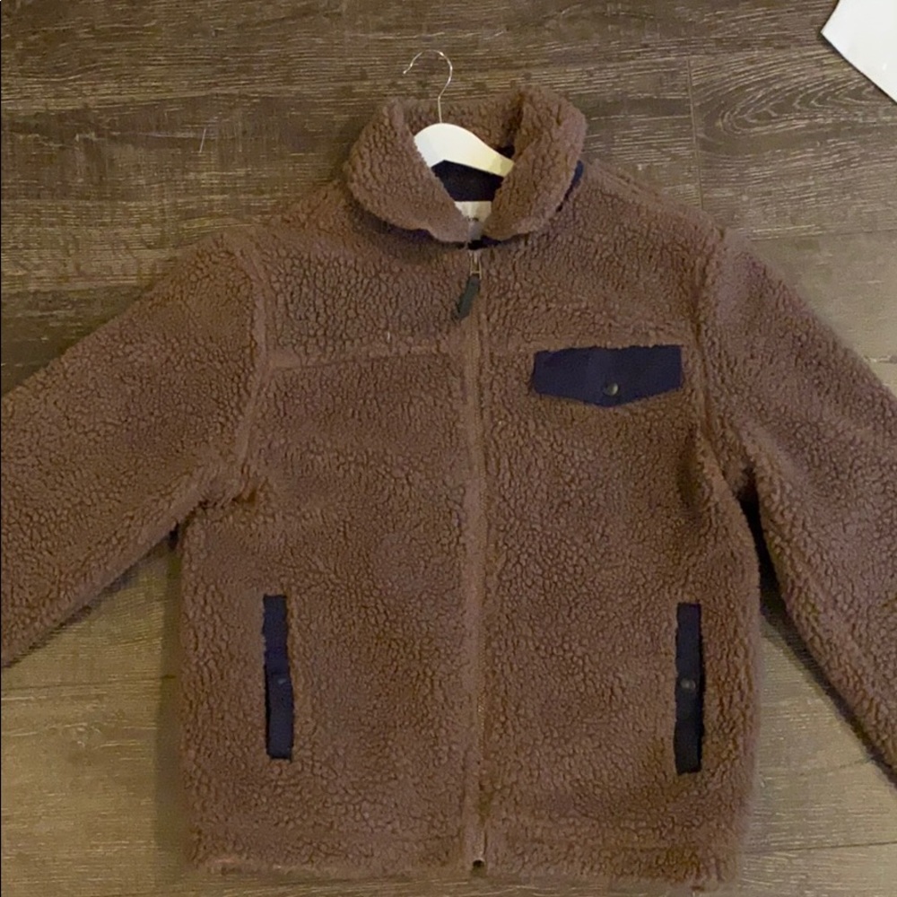Goodfellow Co Medium Brown Fleece Sherpa Jacket